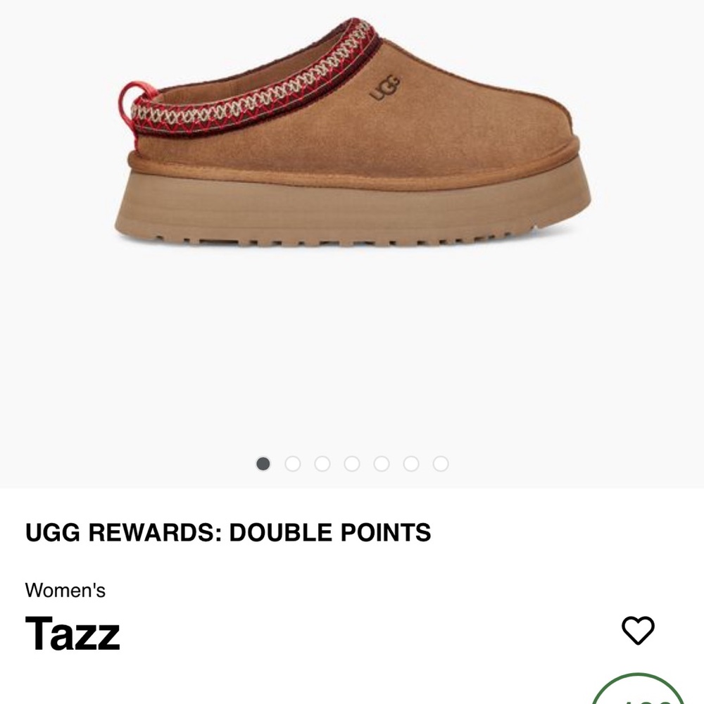 NEVER worn UGG “Tazz” Platform Slippers.